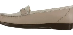 Best SAS Shoes Metro Taupe Linen Web Slip On Loafer