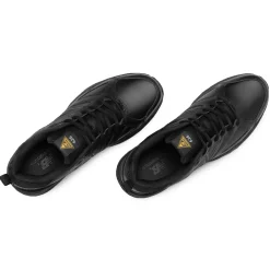 Outlet New Balance Mid626K2 Slip-Resistant Black Leather Sneaker
