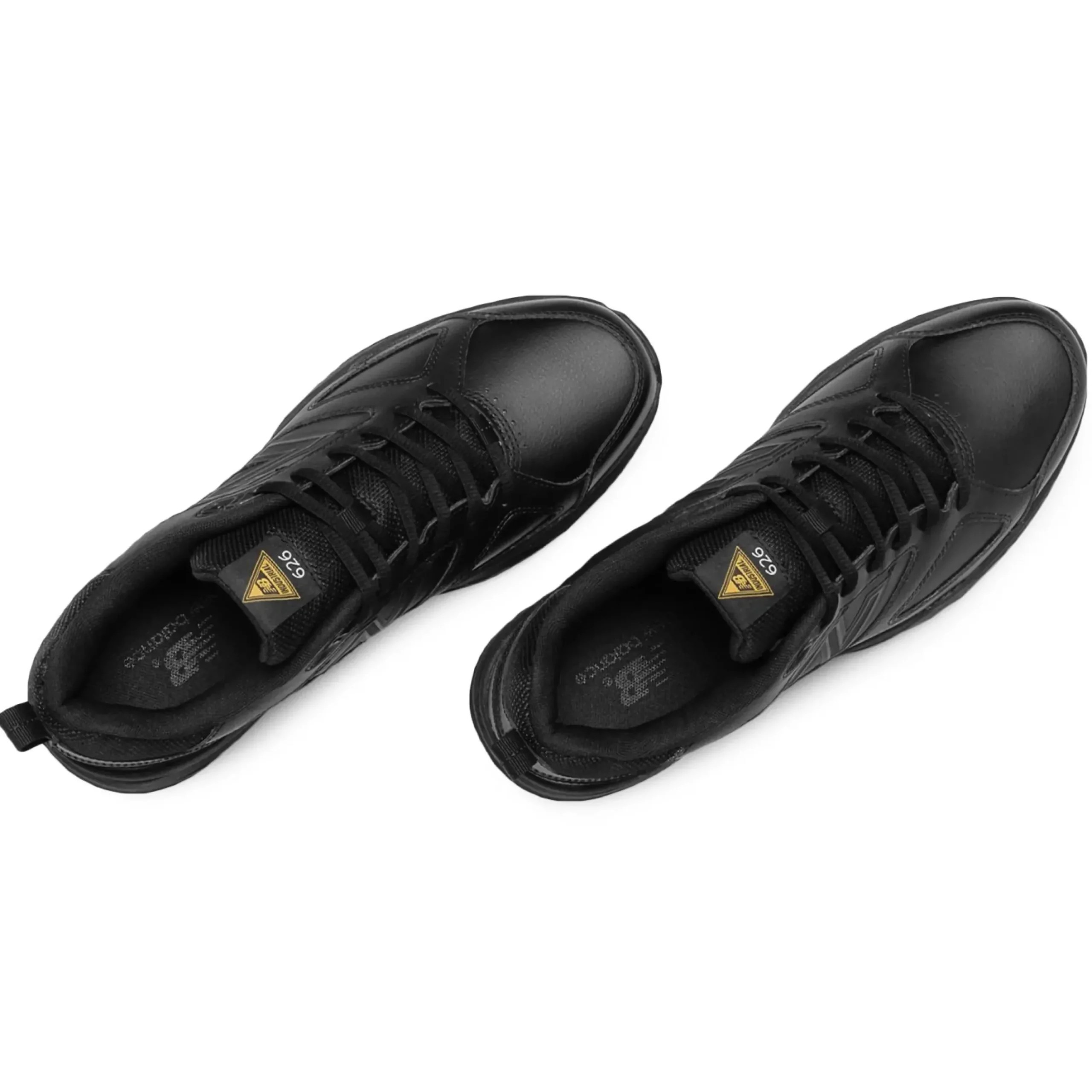 Outlet New Balance Mid626K2 Slip-Resistant Black Leather Sneaker