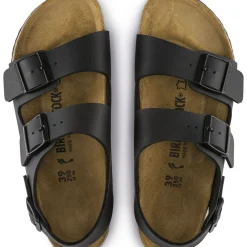Hot Birkenstock Milano Black Birko-Flor Sandal