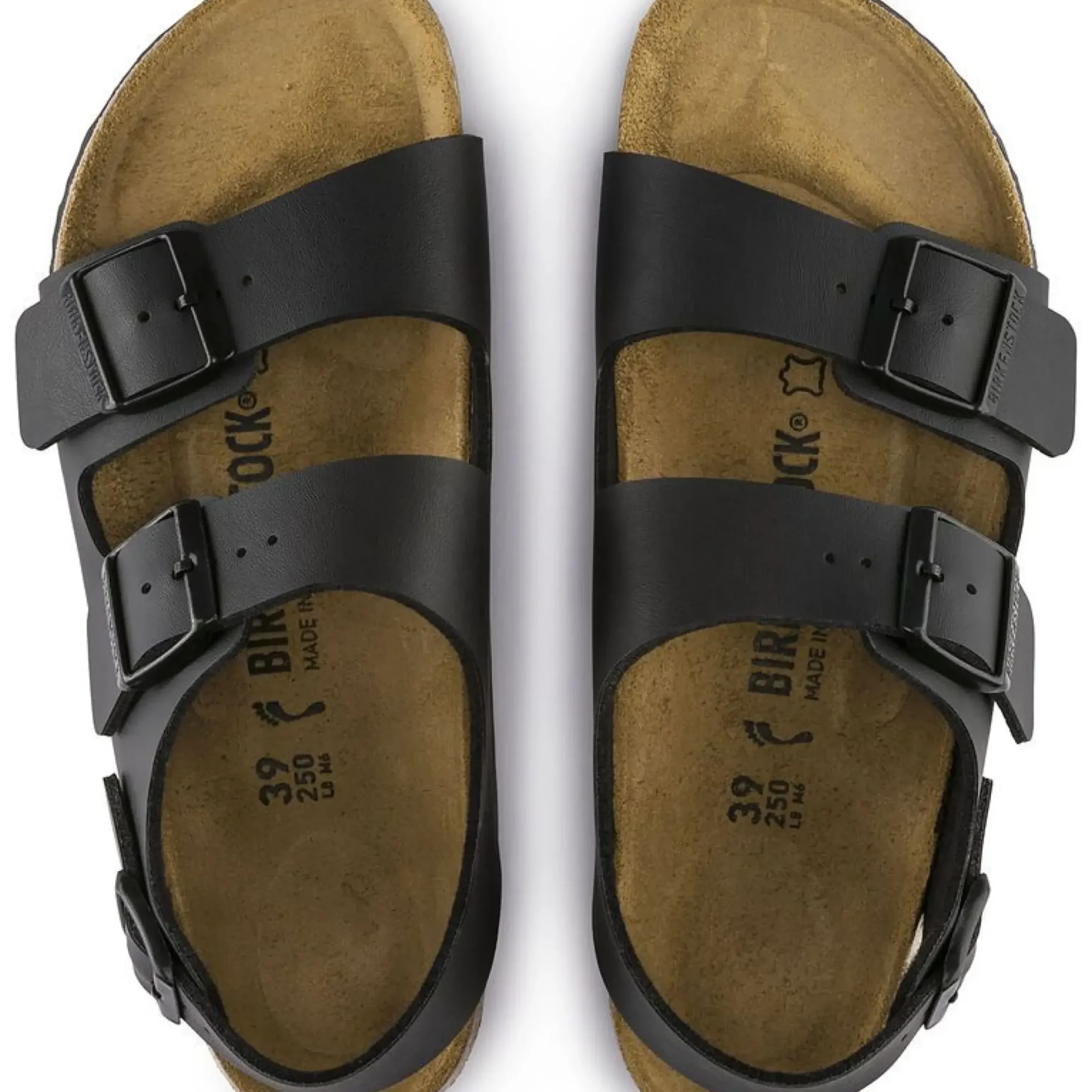 Hot Birkenstock Milano Black Birko-Flor Sandal