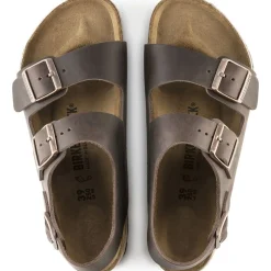 Clearance Birkenstock Milano Habana Brown Oiled Leather Sandal