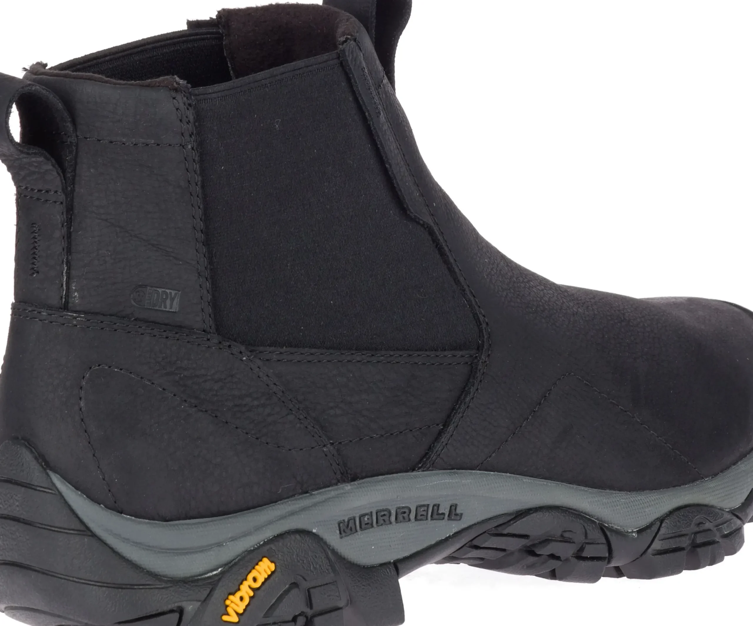 Sale Merrell Moab Adventure Chelsea Black Waterproof Wide Width Boot