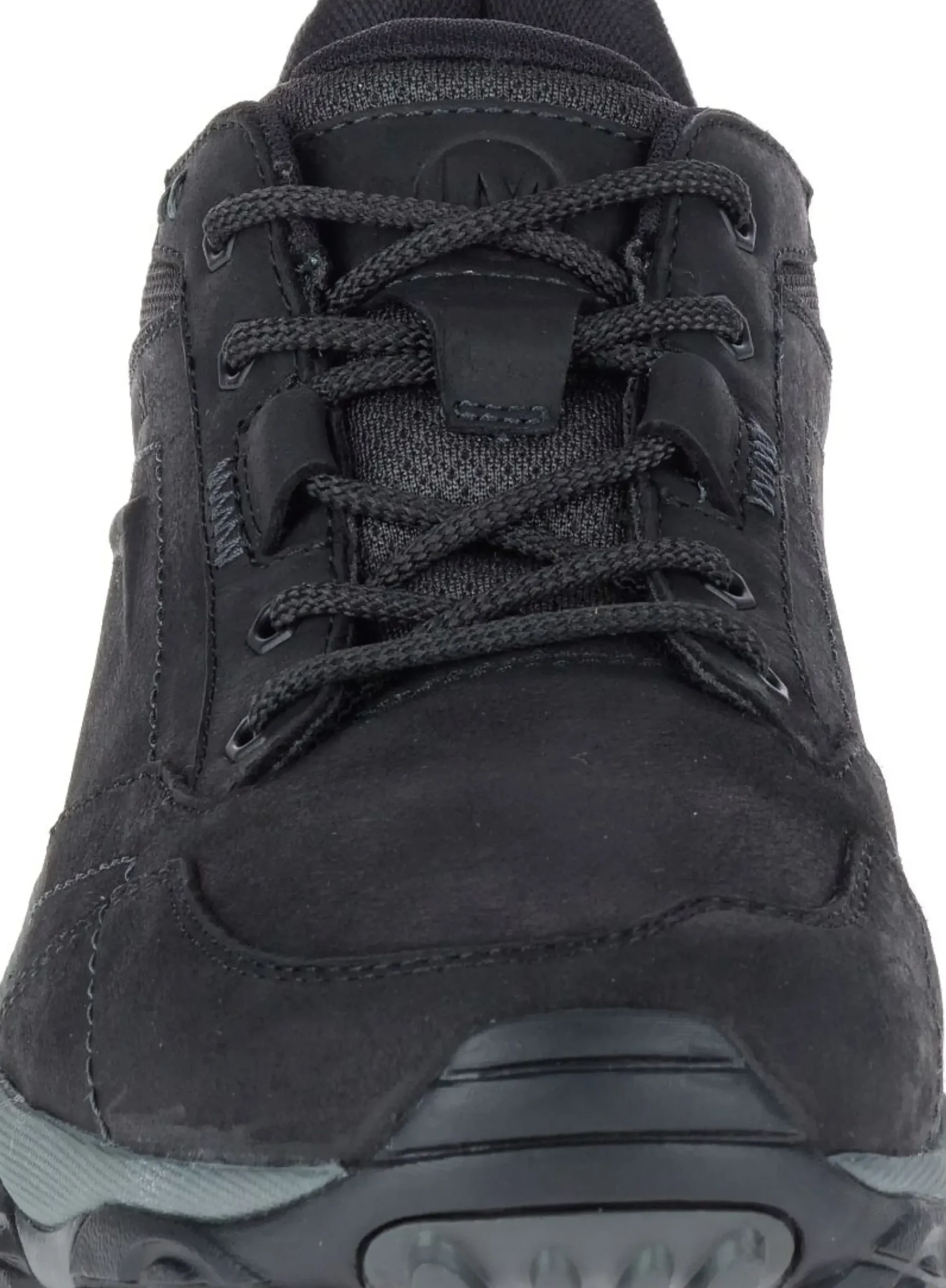 Clearance Merrell Moab Adventure Lace-Up Black Wide Width Hiking Shoe