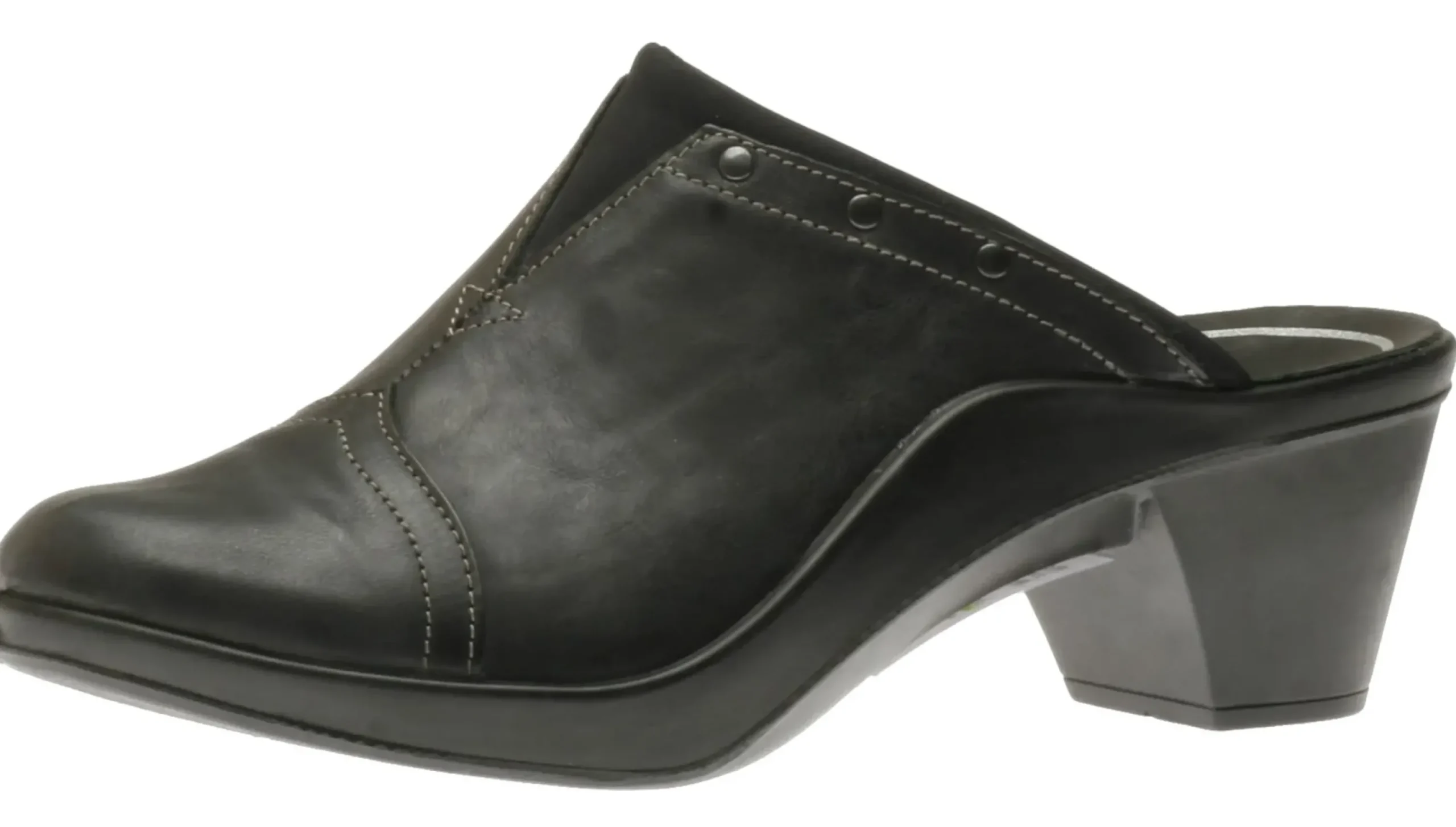 Best Romika Mokassetta 271 Black Leather Clog