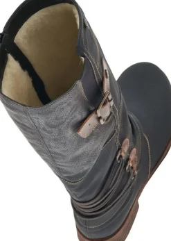Outlet Remonte Mombasa Black Tall Boot