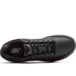 Sale New Balance Mw928Bk3 Black Leather Lace-Up Walking Shoe