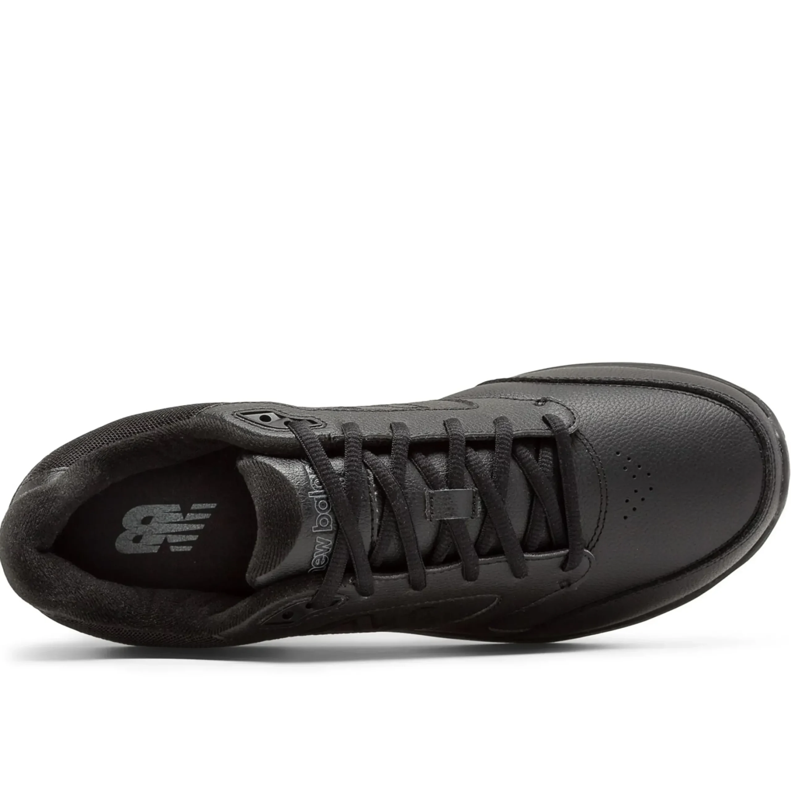 Sale New Balance Mw928Bk3 Black Leather Lace-Up Walking Shoe