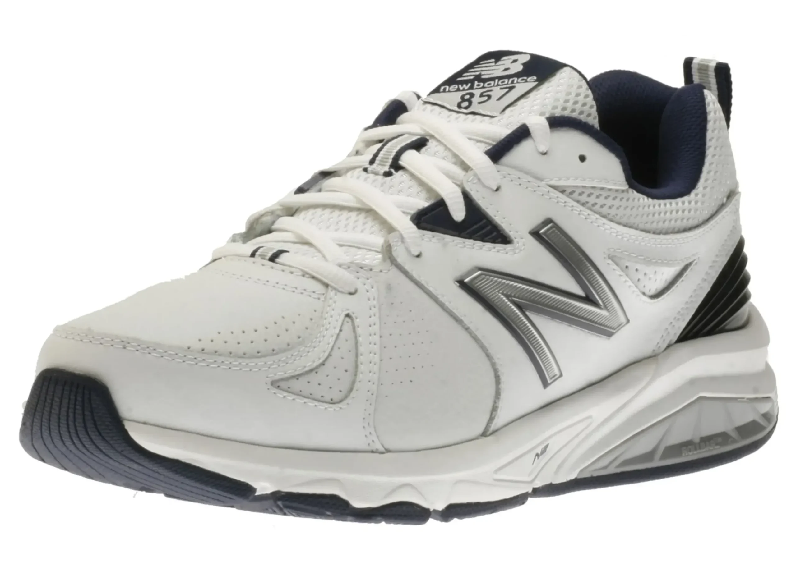 Sale New Balance Mx857Wn2 White Leather Cross-Training Shoe