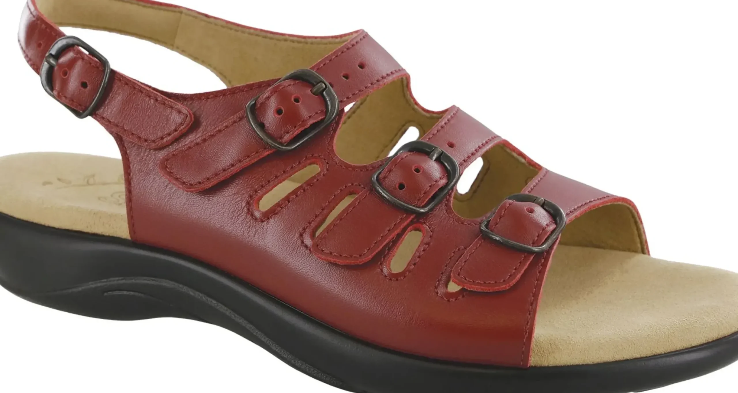 SAS Shoes Mystic Ruby Leather Slingback Sandal
