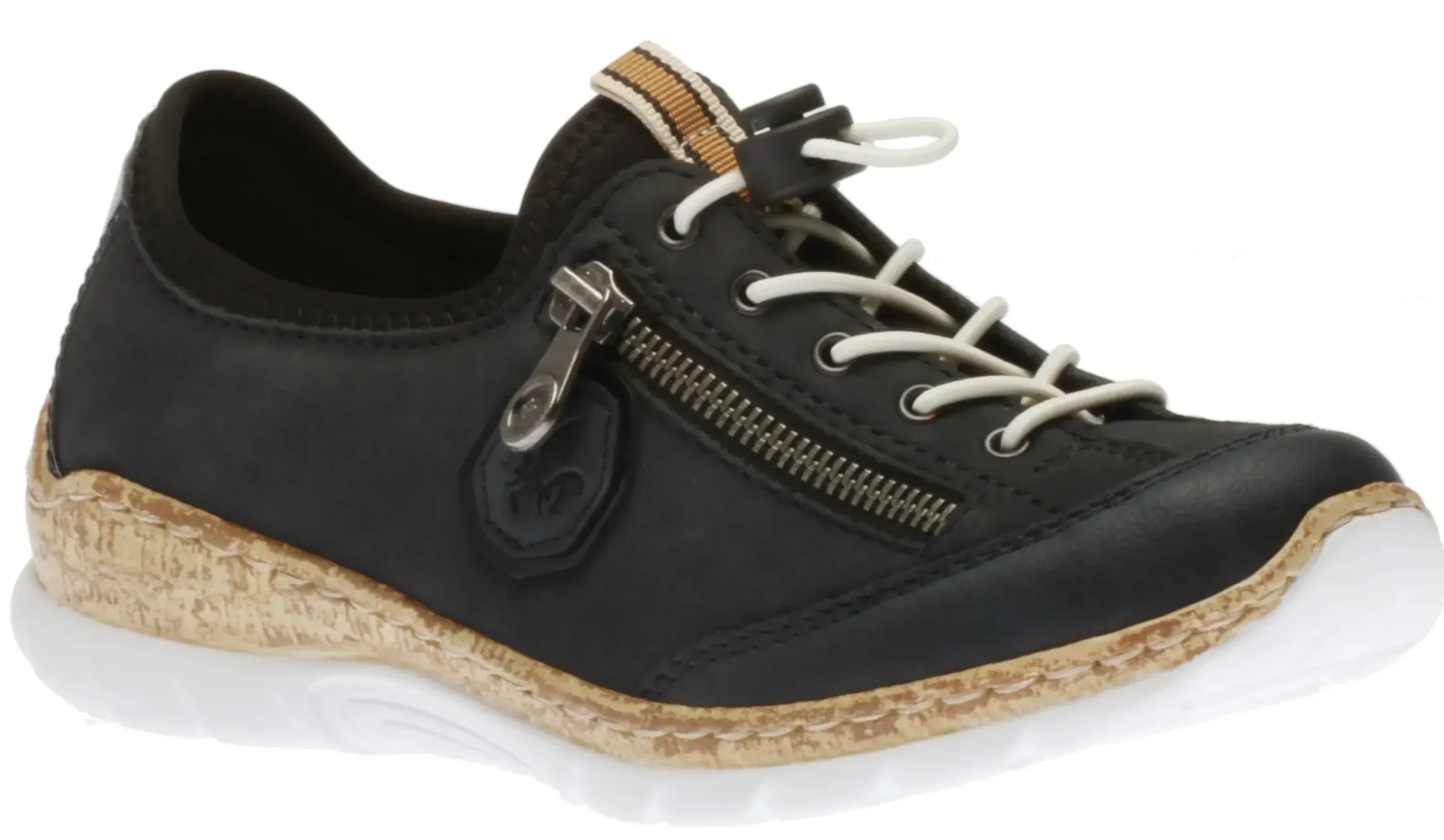 New Rieker New York Navy Slip-On Bungee Sneaker