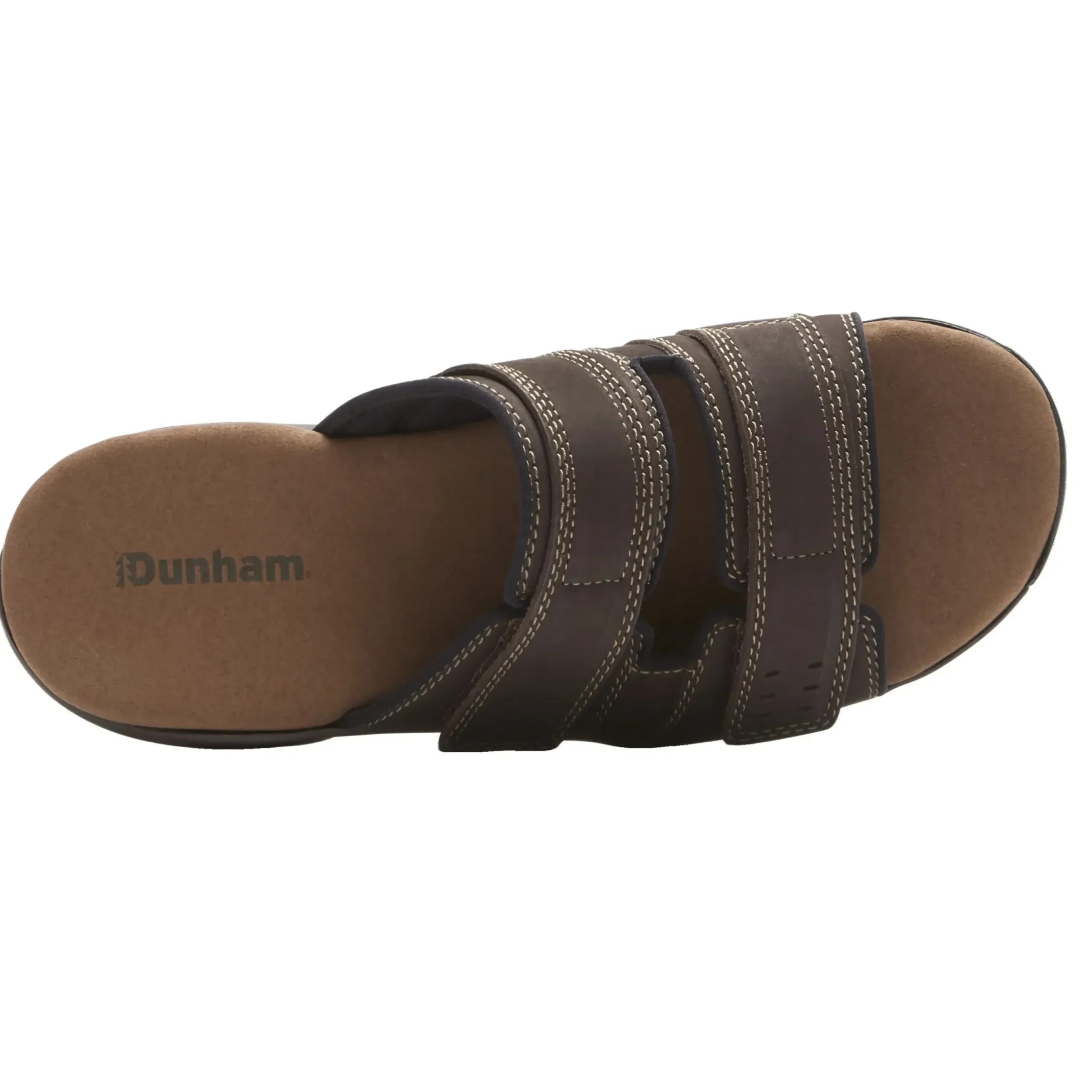 Dunham Newport Dark Brown Adjustable Slide Sandal