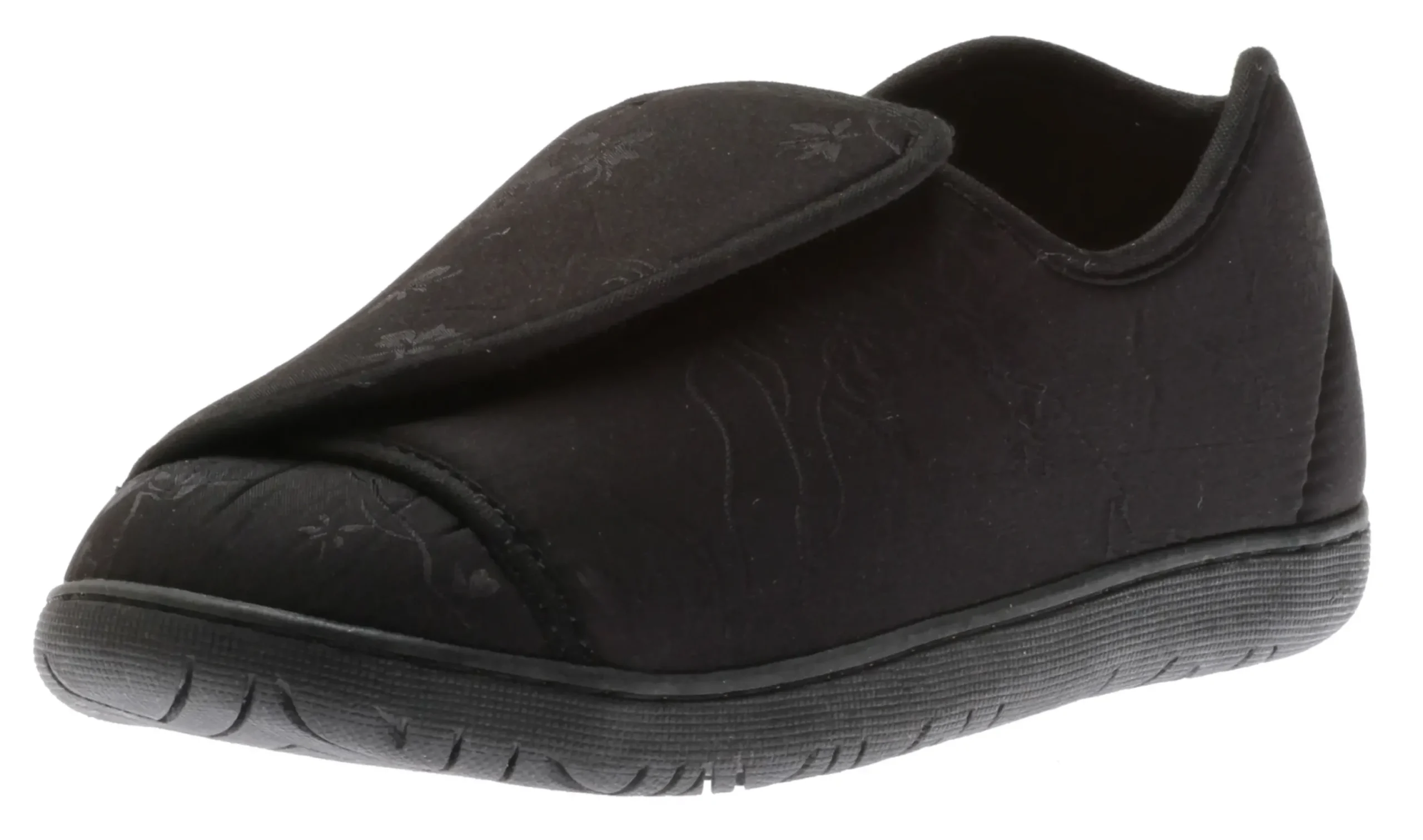 Sale Foamtreads Nurse 2 Black Satin Slipper