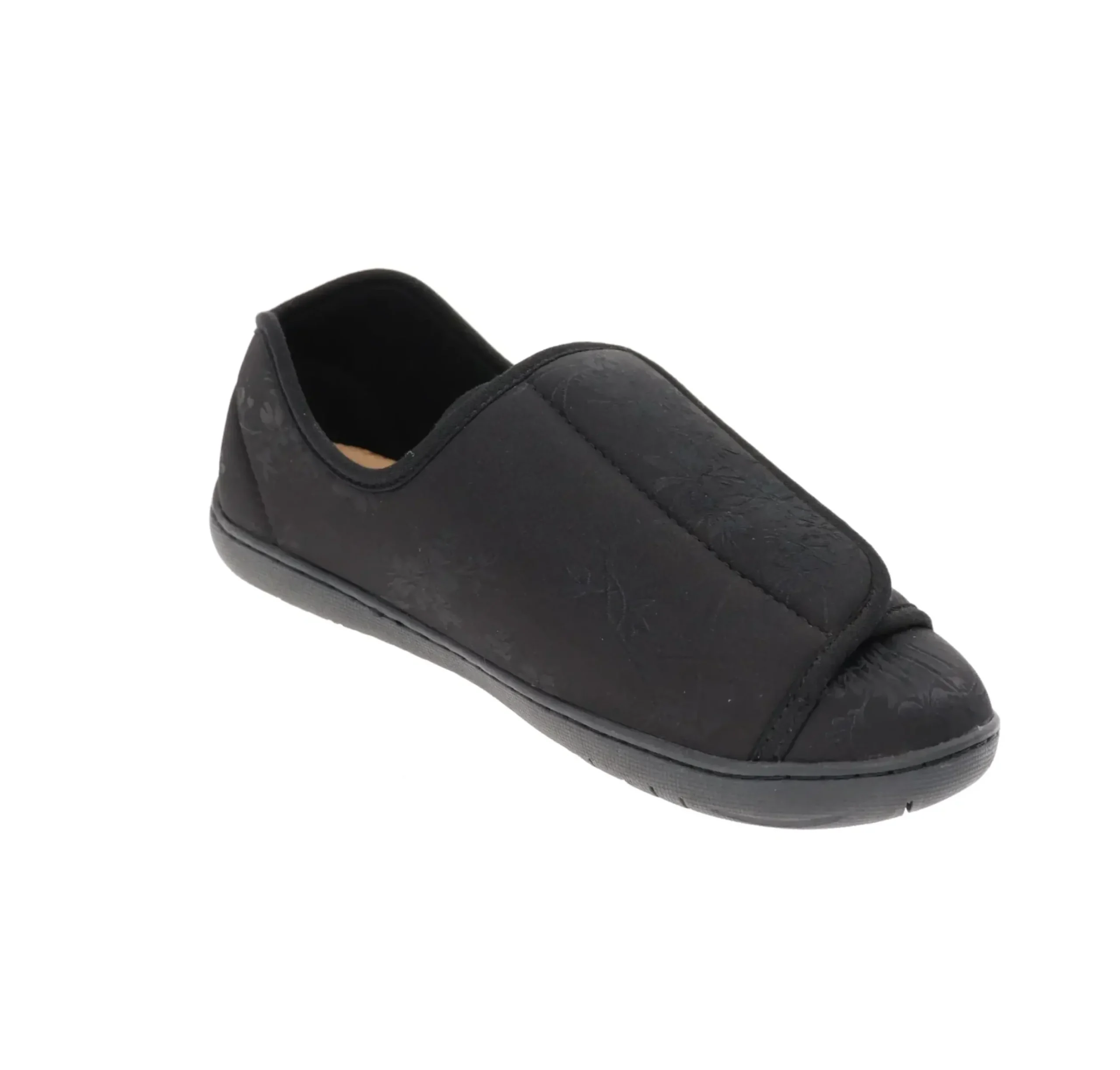 Sale Foamtreads Nurse 2 Black Satin Slipper