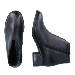Remonte Odeon Black Leather Ankle Boot