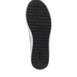 Sale Remonte Ottawa Black Leather Zipper Lace-Up Sneaker