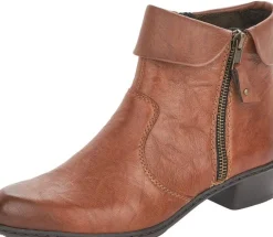 Best Rieker Ottawa Brown Leather Ankle Boot