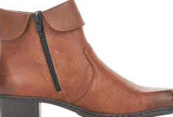 Best Rieker Ottawa Brown Leather Ankle Boot