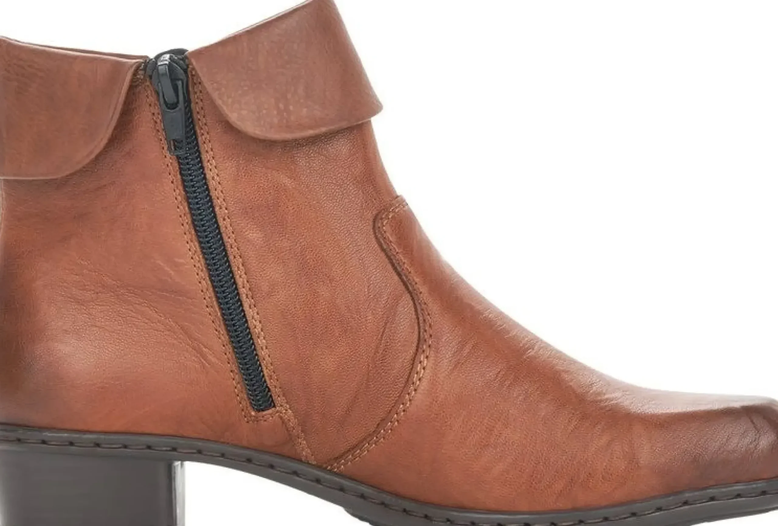Best Rieker Ottawa Brown Leather Ankle Boot