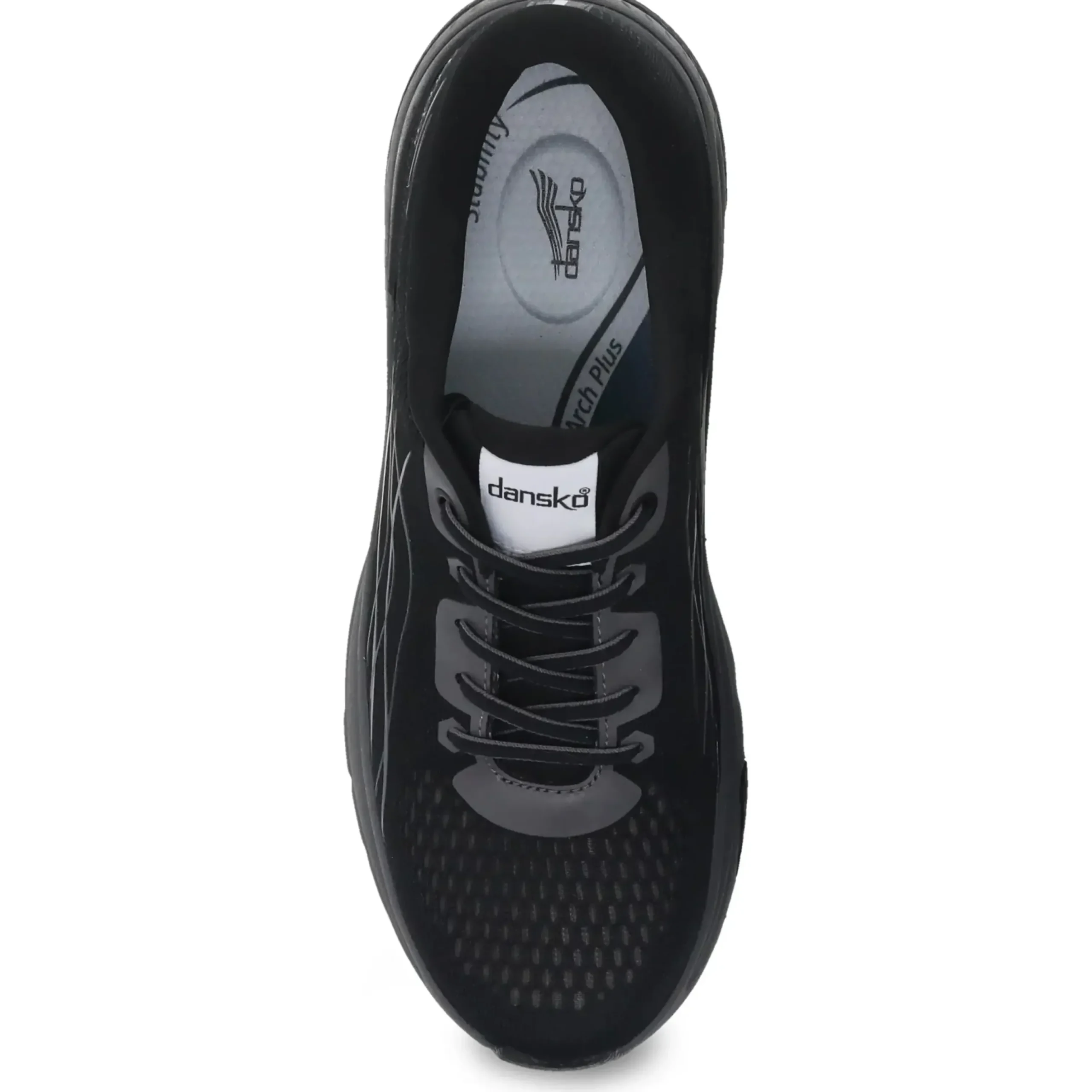 Discount Dansko Pace Black Grey Mesh