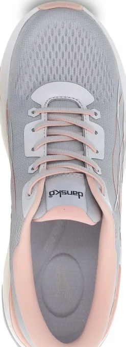 Dansko Pace Light Grey Mesh Lace-Up Walking Shoe