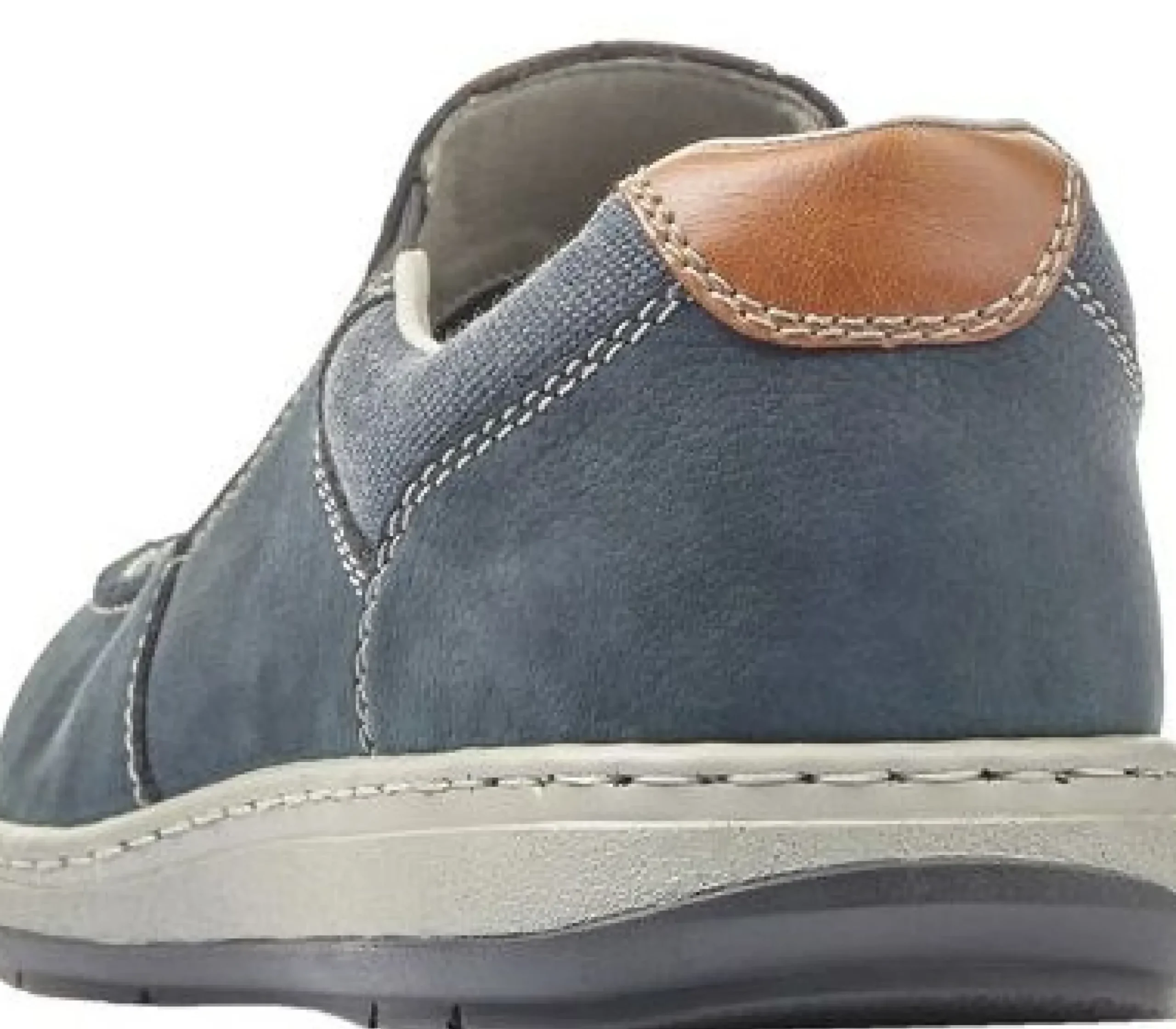 Rieker Patros Navy Leather Slip-On Loafer