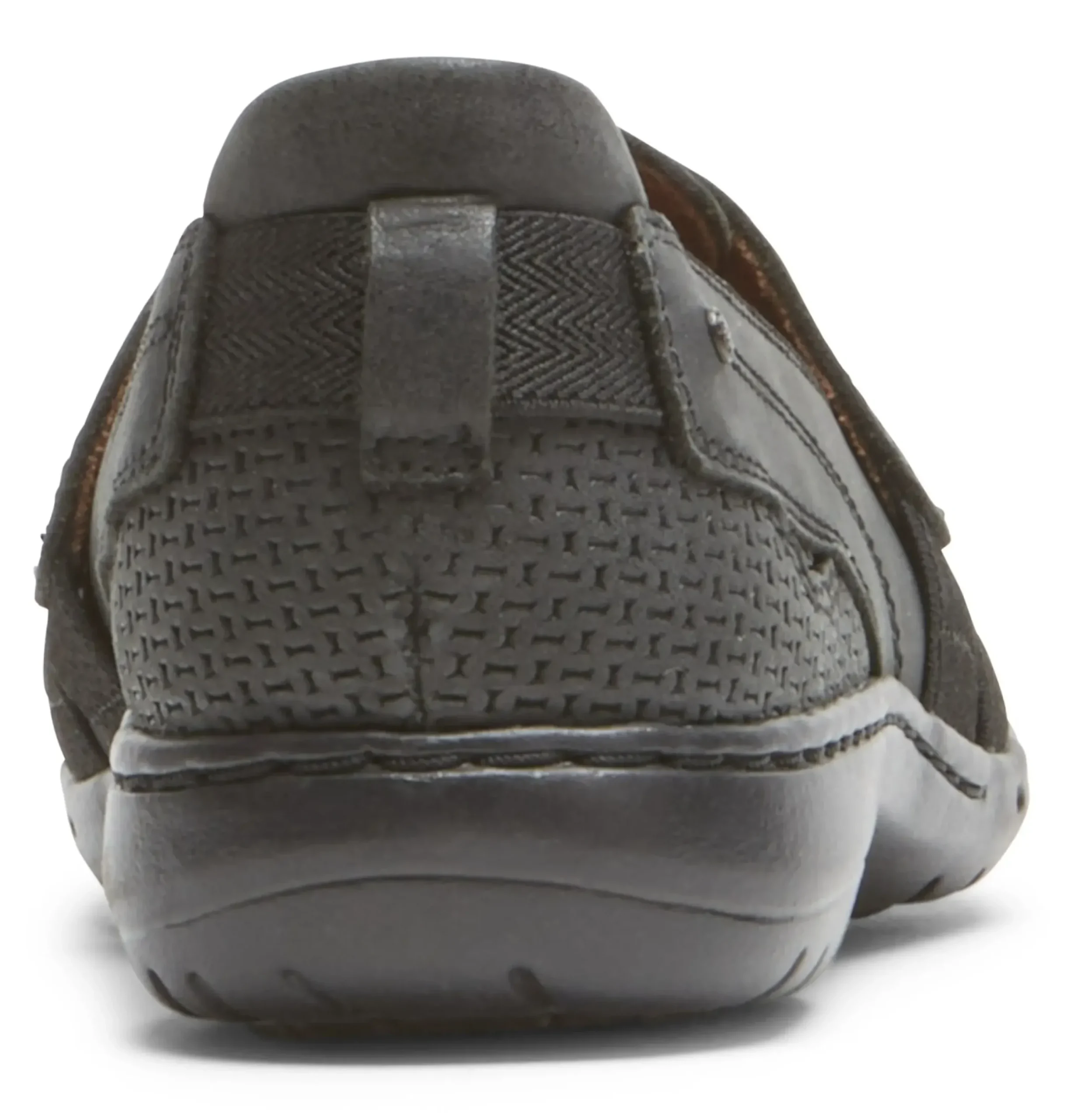 Sale Cobb Hill Penfield Black Strappy Slip-On Fisherman Sandal