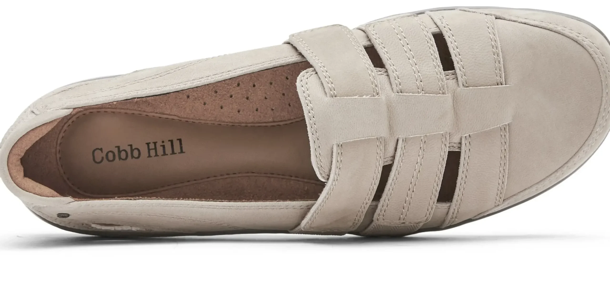 Hot Cobb Hill Penfield Dove Strappy Slip-On Fisherman Sandal