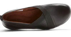 Hot Cobb Hill Penfield Envelope Black Leather Slip-On Flat