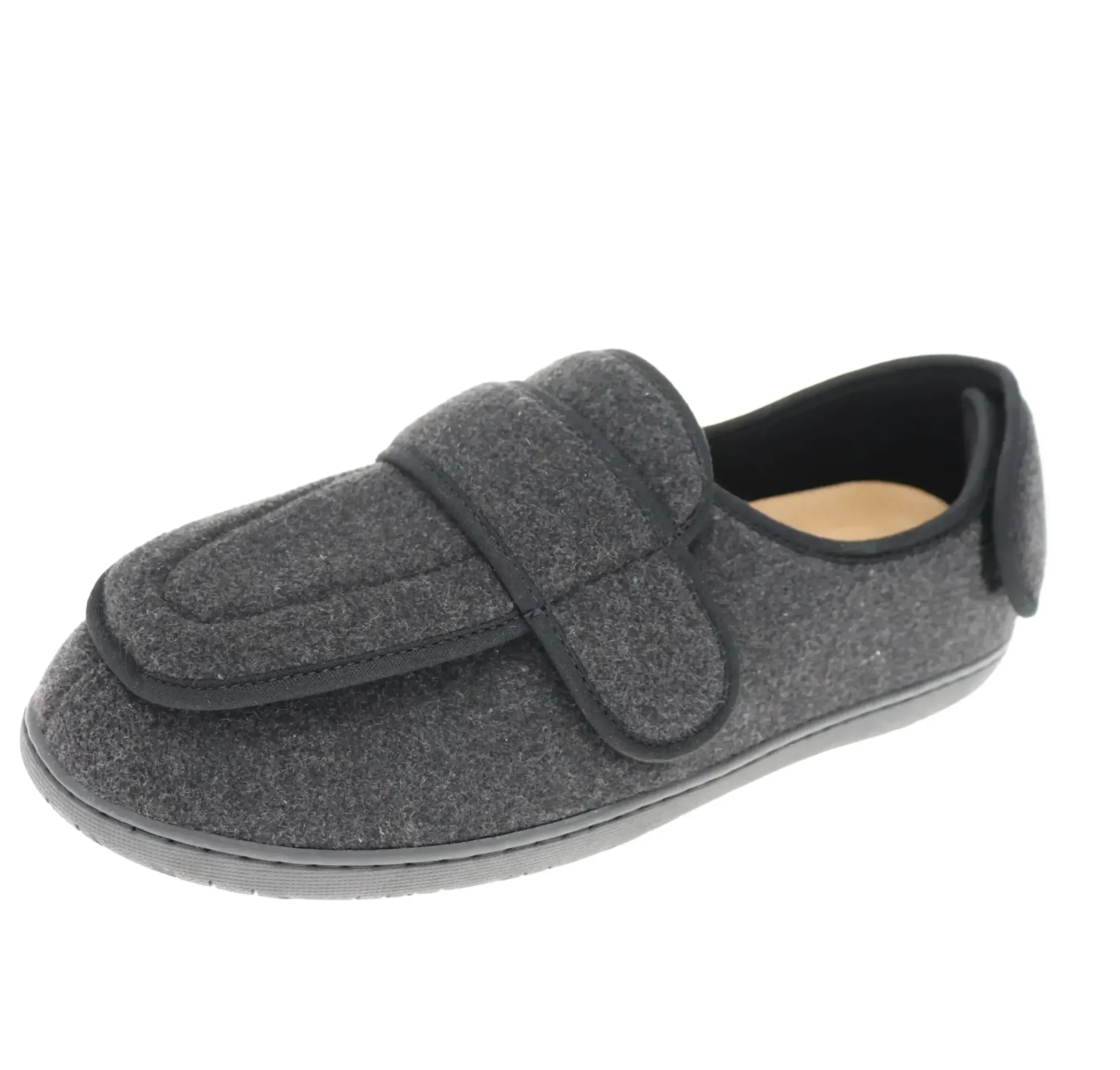 Best Foamtreads Physician M2 Black Wool Slipper