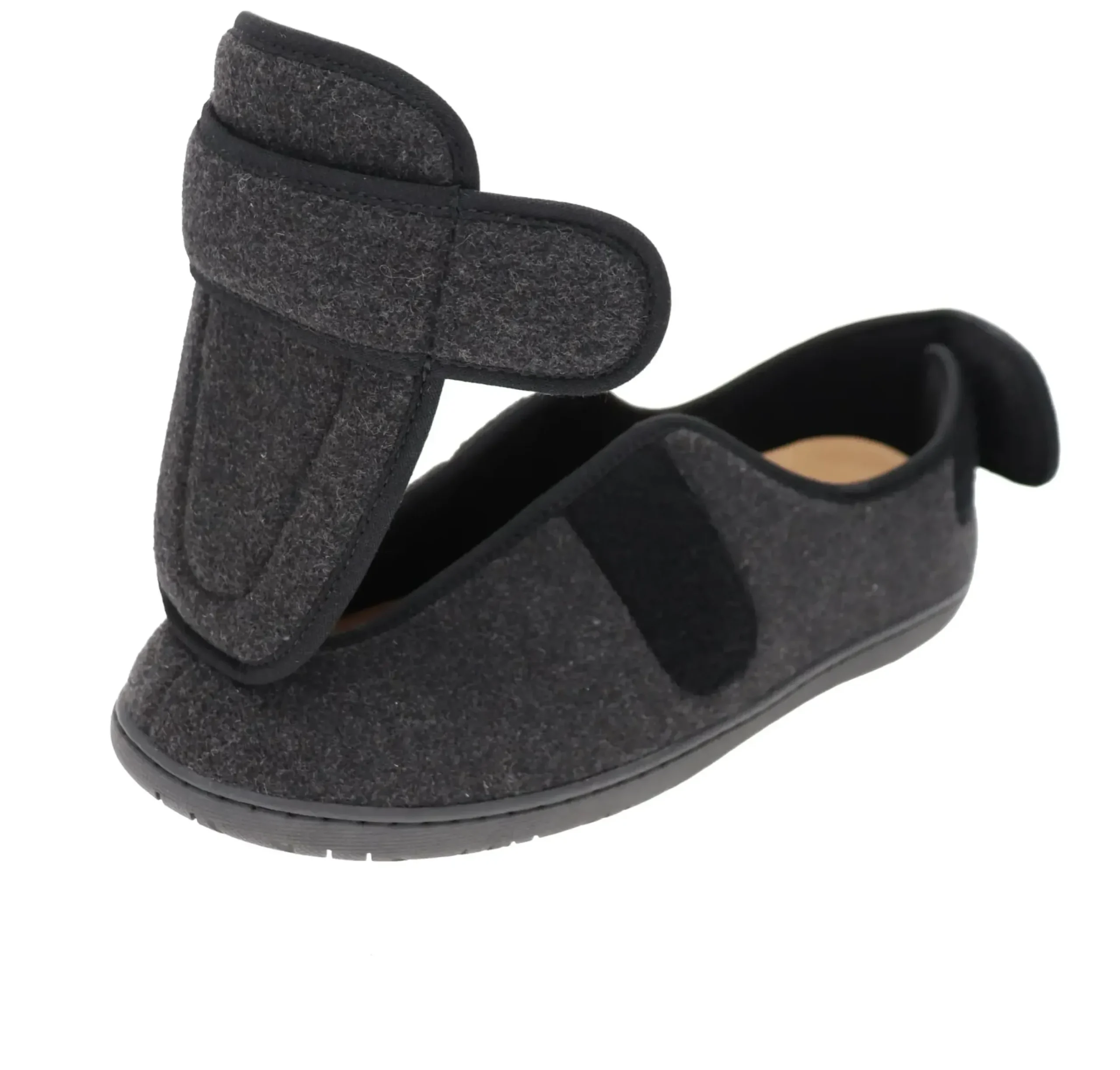 Best Foamtreads Physician M2 Black Wool Slipper