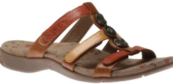 Taos Prize 3 Harvest Multicolour Leather Slide Sandal