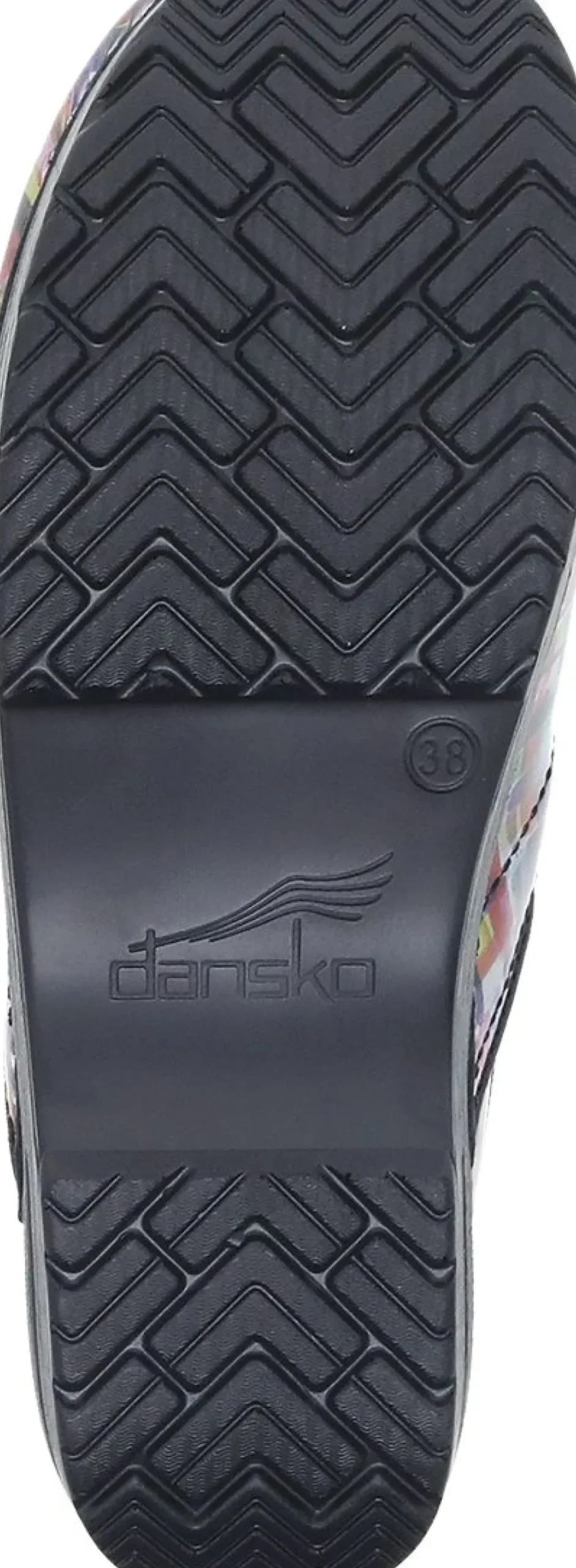New Dansko Professional Colour Block Patent Clog