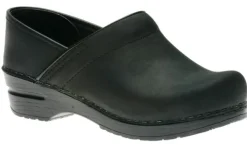 Outlet Dansko Professional Oiled Black Leather Clog