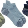 Outlet Merrell Repreve 3-Pack Low Cut Tab Socks Olive
