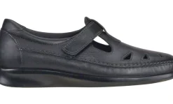 New SAS Shoes Roamer Black Leather Slip-On Loafer