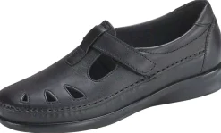 New SAS Shoes Roamer Black Leather Slip-On Loafer