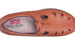 SAS Shoes Roamer Chestnut Brown Leather Slip-On Loafer