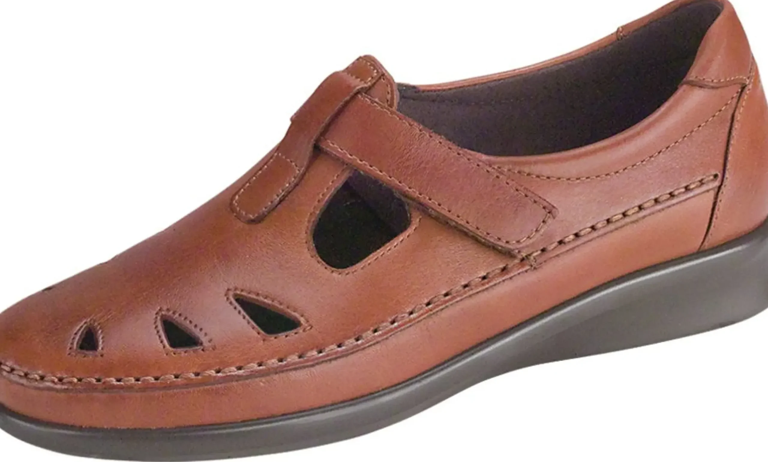 SAS Shoes Roamer Chestnut Brown Leather Slip-On Loafer
