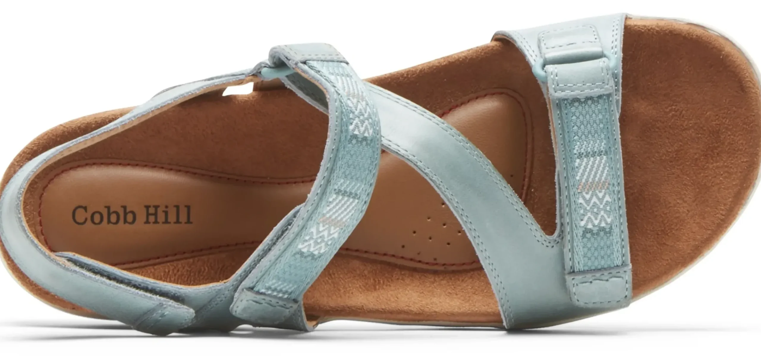 Clearance Cobb Hill Rubey Blue Asymmetrical Strappy Sandal