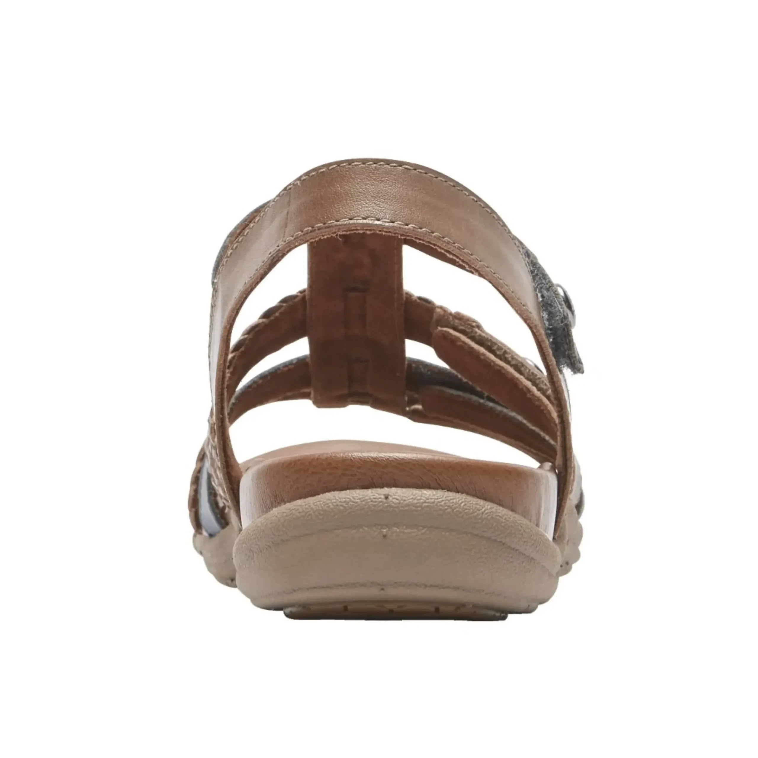Outlet Cobb Hill Rubey Khaki / Navy T-Strap Sandal