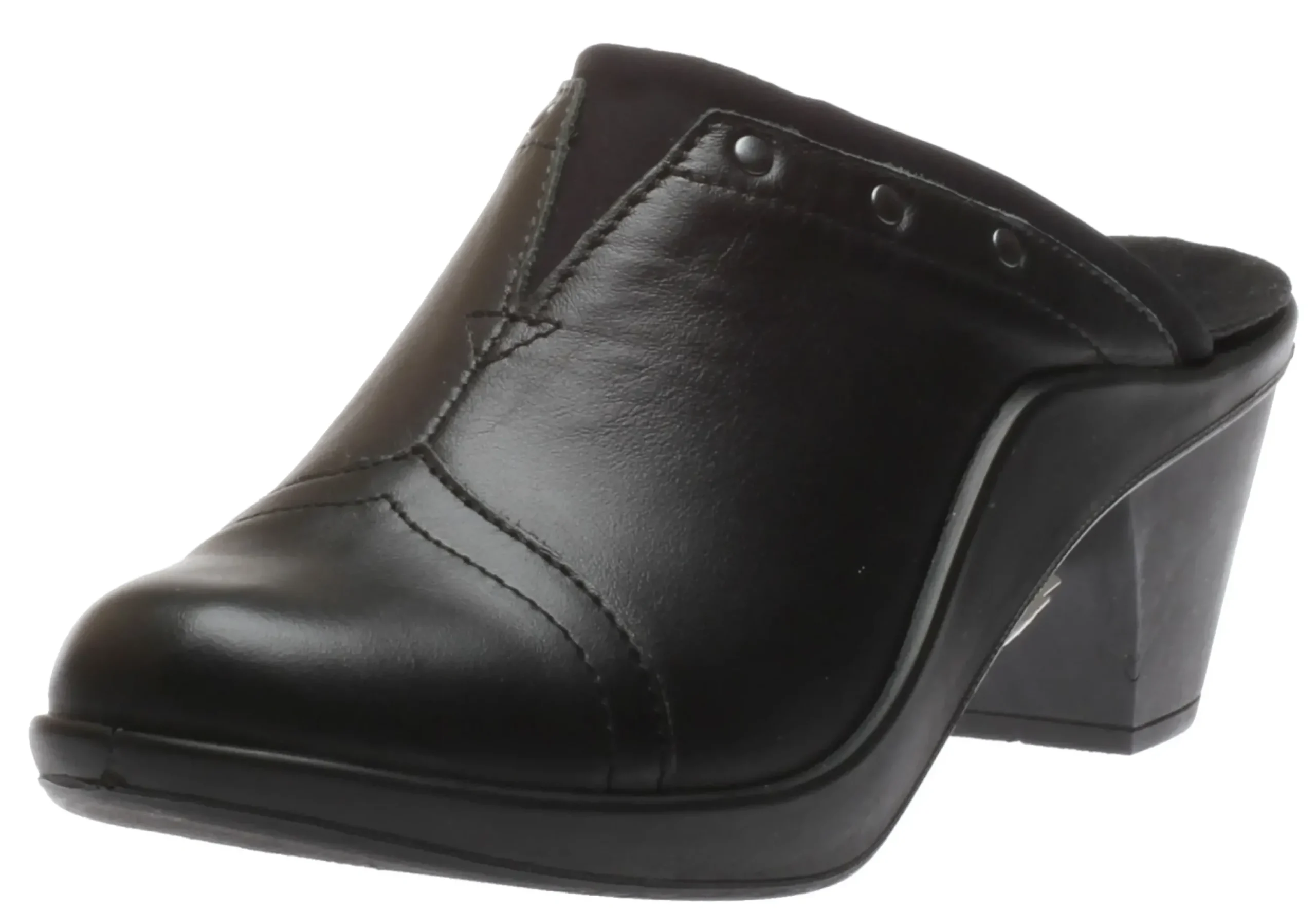 Online Romika Saint Tropez 271 Black Leather Clog
