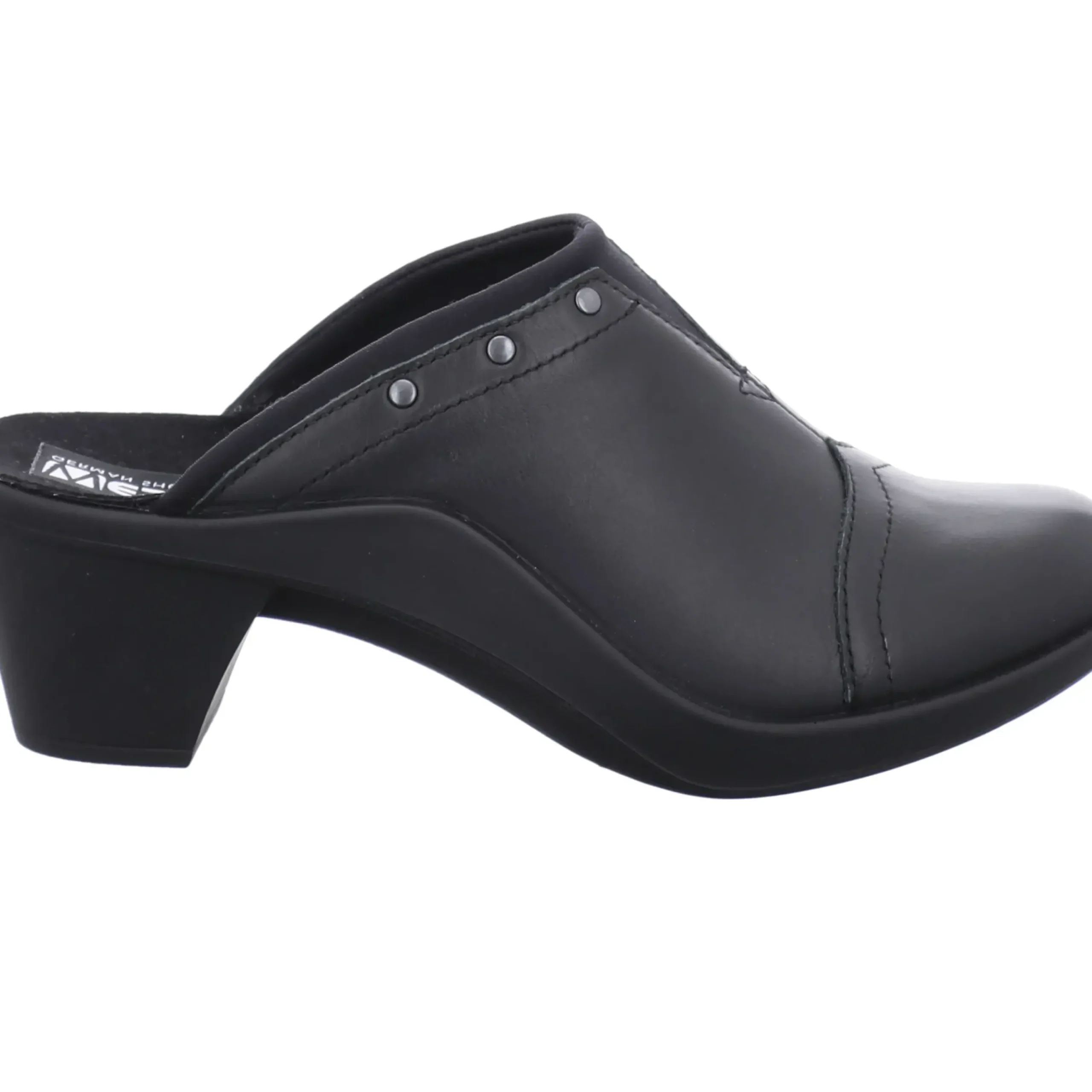 Online Romika Saint Tropez 271 Black Leather Clog