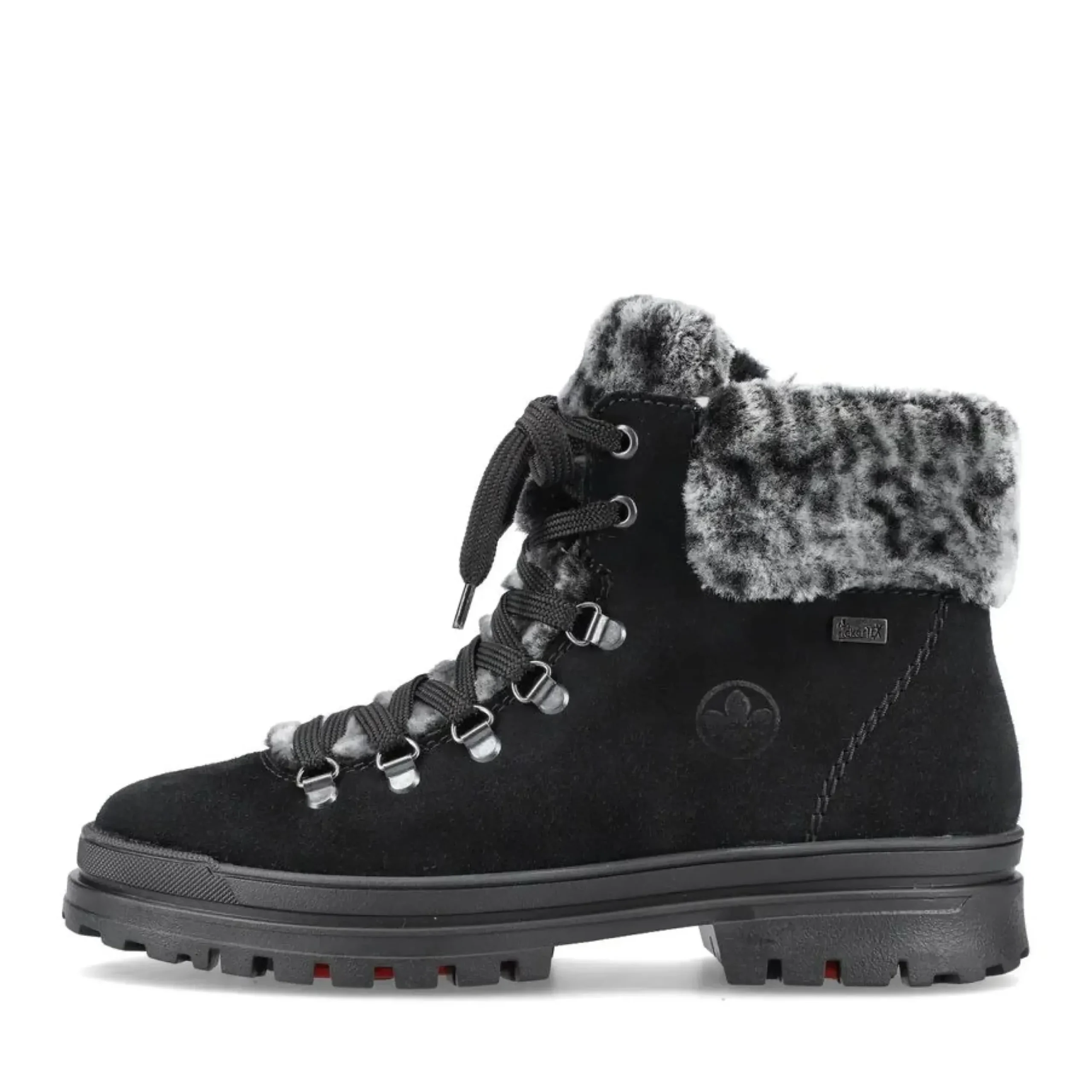 New Rieker Samtcalf Oc Black