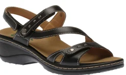 Clearance Ortho Flex Sandal Velcro Black