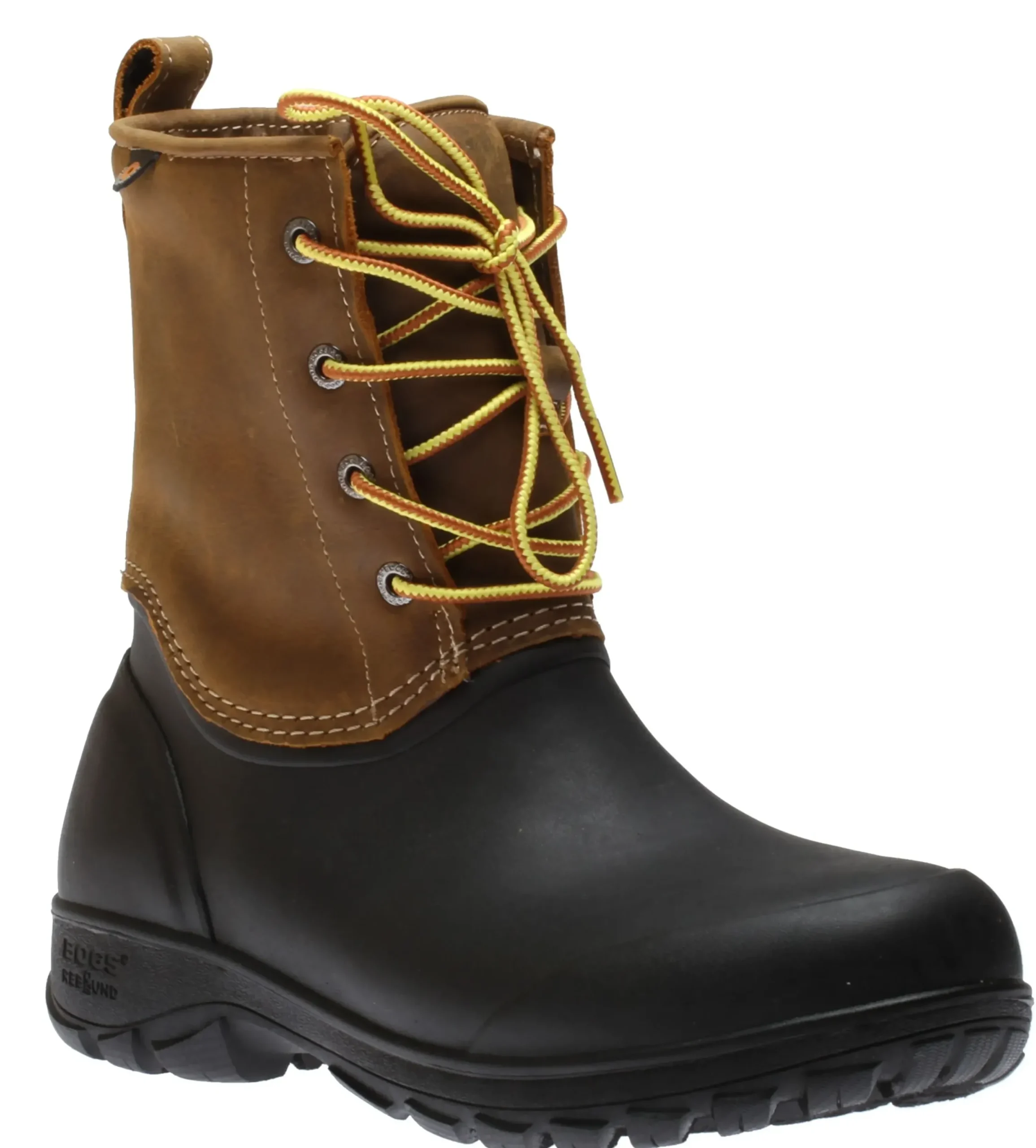 Hot Bogs Sauvie Snow Leather Tan Men's Winter Boot