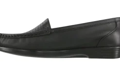 SAS Shoes Savvy Black Leather Slip-On Loafer