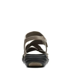 Hot Clarks Saylie Moon Pewter Leather Sandal