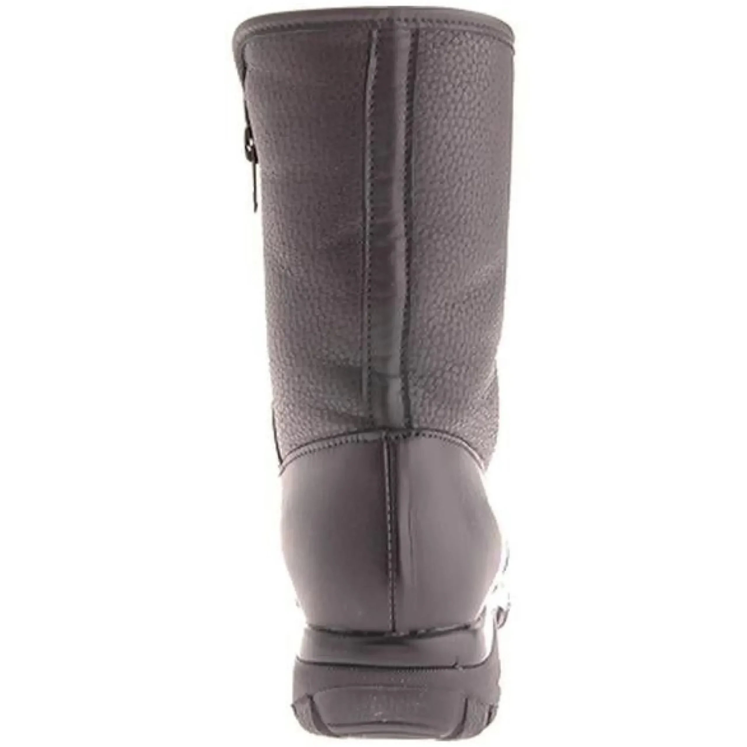 Online Toe Warmers Shield Black Leather Mid-Calf Winter Boot