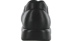 Online SAS Shoes Side Gore Black Smooth Leather Slip-On Loafer